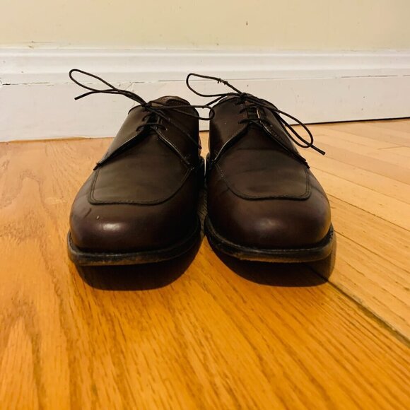 Allen Edmonds Mens Burton Brown Leather Oxford Dress Casual Shoes Lace-up 11 D main image 15